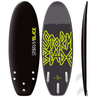 STORM BLADE 4ft10 MINI SURFBOARD - BLACK