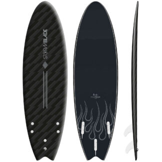 STORM BLADE 6’6”SWALLOW TAIL - BLIZZARD BLK