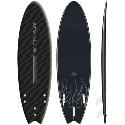 STORM BLADE 6’6”SWALLOW TAIL - BLIZZARD BLK