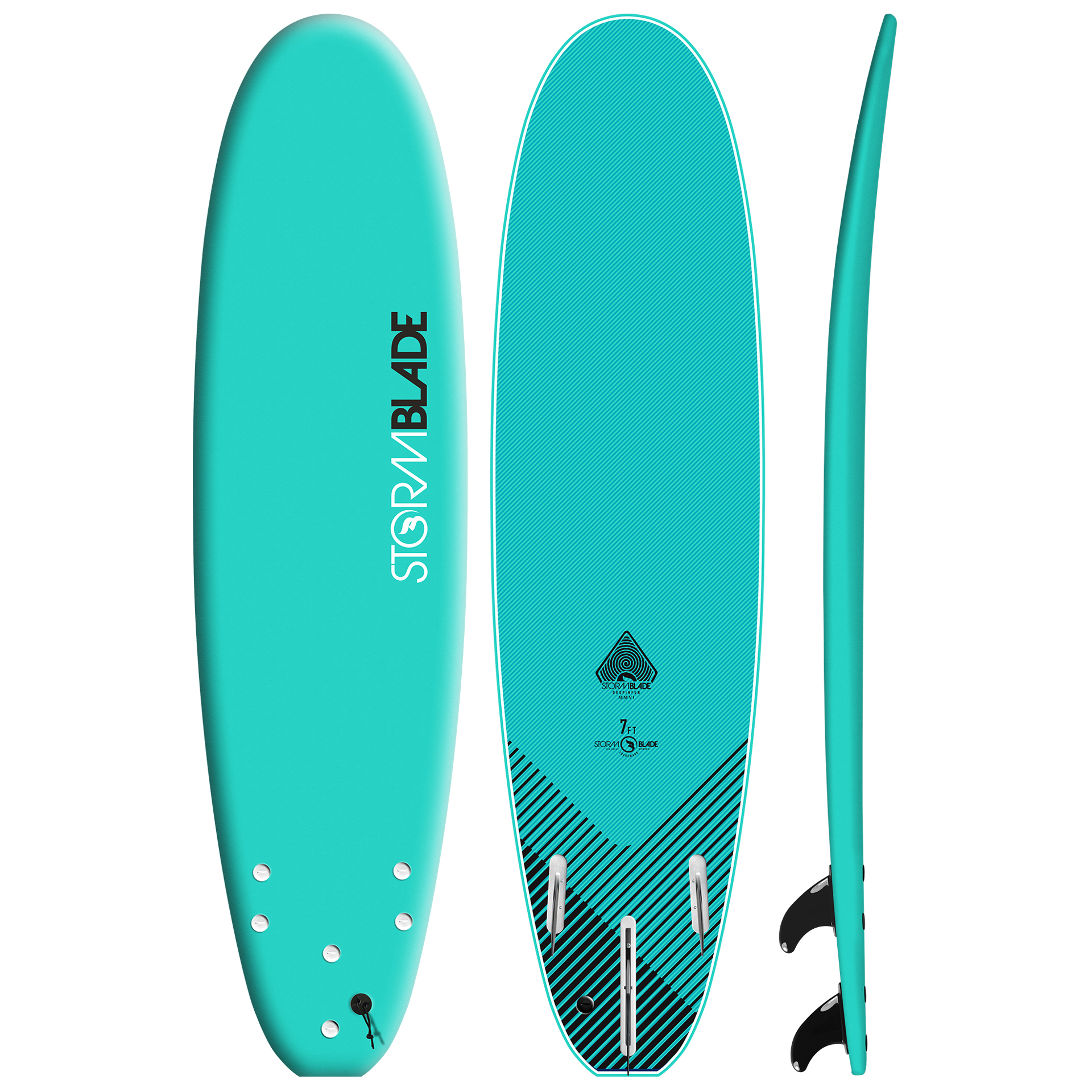 STORM BLADE 7ft SURFBOARD – TURQUOISE